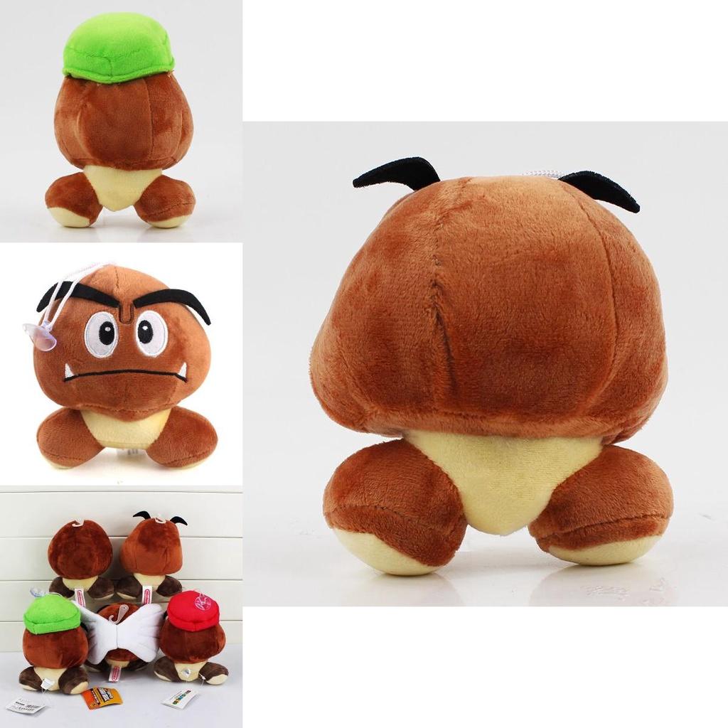 Soft And Cuddly Super Mario Goomba Mushroom Plush Doll For Kids And Collectors