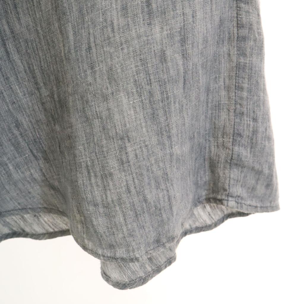 MARGARET HOWELL Made In Japan Linen Long Length Flare Skirt 3 Gray Women Used