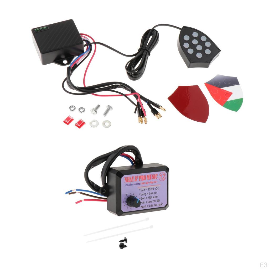 Horn Control Box for Cars and - 12-24V