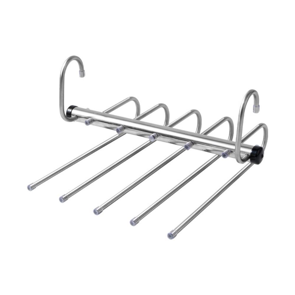 Space-Saving Magic Pants Hanger 5/9 Layer Closet Storage Organiser Hook New Trouser Hanger 5 Layer