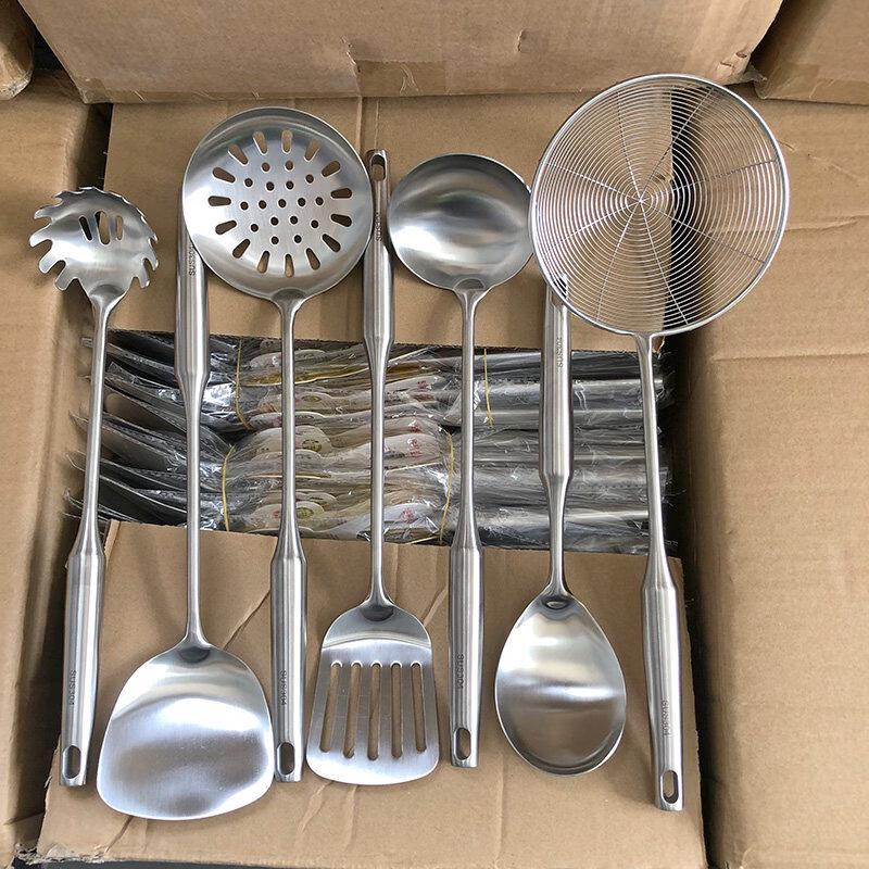 Ru Han 7-Piece Food-Grade 304 Stainless Steel Kitchen Utensil Set