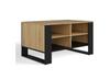 Coffee Table 4 Shelves Modern 4P Artisan Oak Black