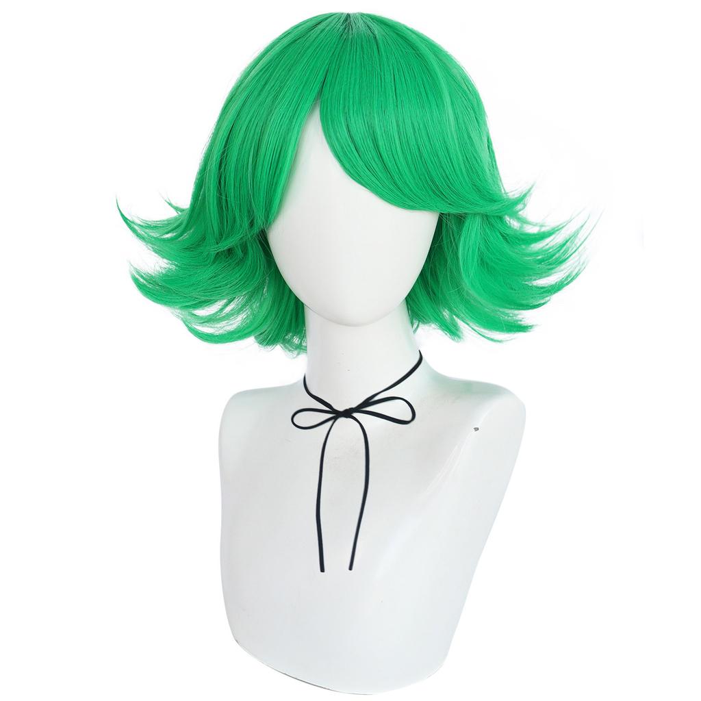 One Punch Man Tornado of Terror Senritsu No Tatsumaki Cosplay Costume Wig Black Dress Women Girl Outfit Halloween Adult Set
