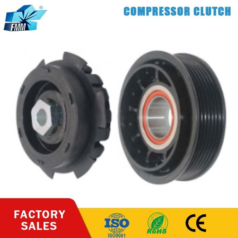FMM 7SEU17C A/C AC Compressor Clutch Pulley for BMW 3 Series X1 Bearing 35BD5220 6grooves 115mm Clutch Kit