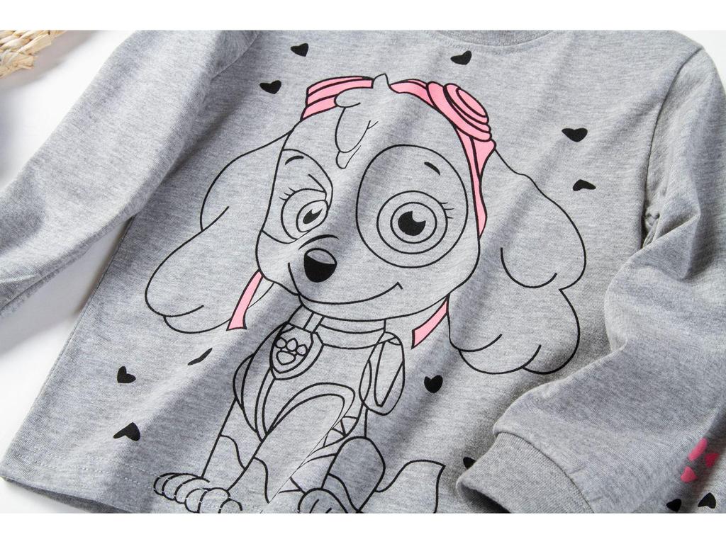 Set Pigiama a Manica Lunga con Stampa Paw Patrol per Bambini - Modelli Autunnali e Primaverili