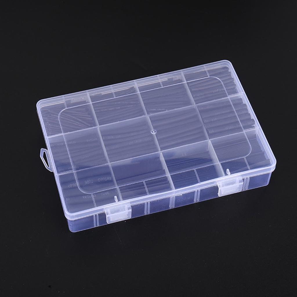 900 Pcs Electric Insulation Heat Shrink Tube Insulation Sleeving Electrical Wire Cable Wrap Assortment 2:1 Shrink Ratio