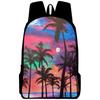 Classic Popular Coconut Tree Notebook Backpacks Pupil School Bags 3D Print Oxford Waterproof Boys/Girls Laptop Backpacks
