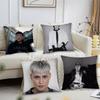 1Pc Singer Kidd V-Voodoo Songs Pillow Case Fashion Square Pillowcase Bedroom Sofa Room Ins Decoration Leisure
