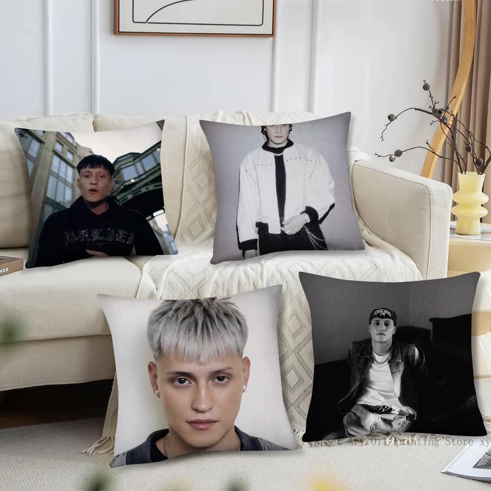 1Pc Singer Kidd V-Voodoo Songs Pillow Case Fashion Square Pillowcase Bedroom Sofa Room Ins Decoration Leisure