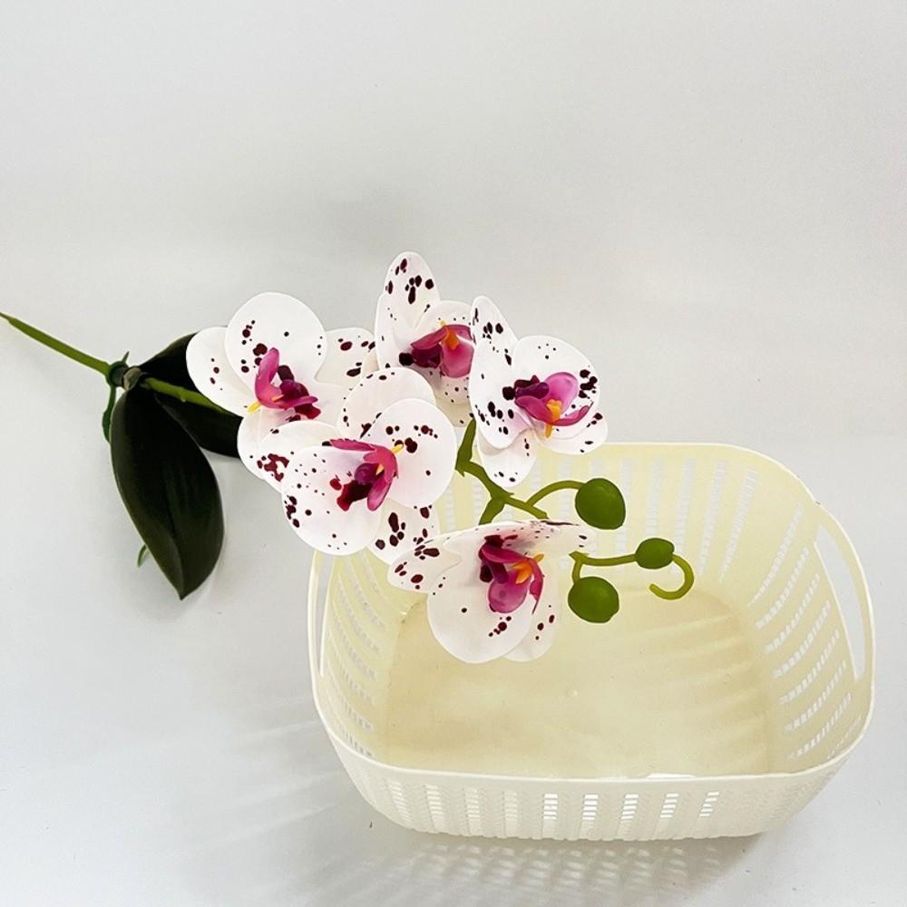 37cm Simulated Artificial Butterfly Orchid Bouquet 3D Fake Flowers Home Room Decor