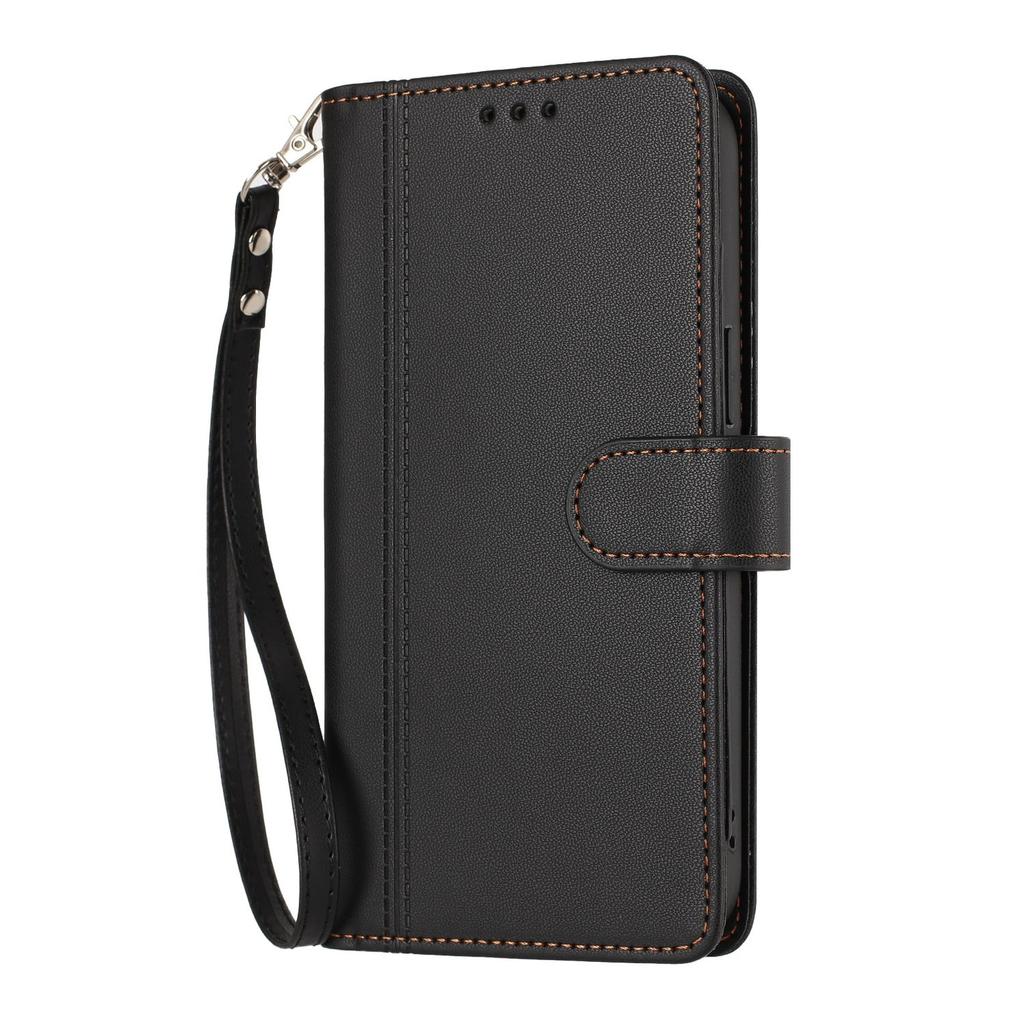 Leather Wallet Flip Case For XiaoMi Poco C95 C81 Pro PU with 9 Card Slots and Wrist Strap