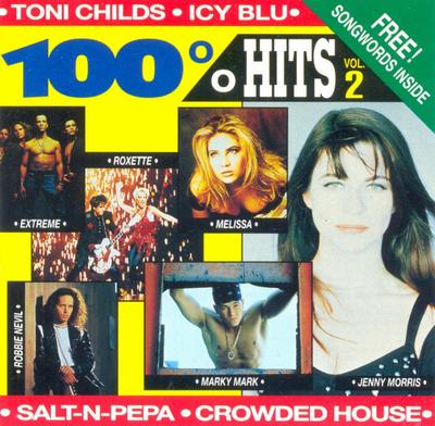 CD VARIOUS - 100% Hits Vol. 2 9548309372 Warner Special  1991 Australia Dance & Electronica Used