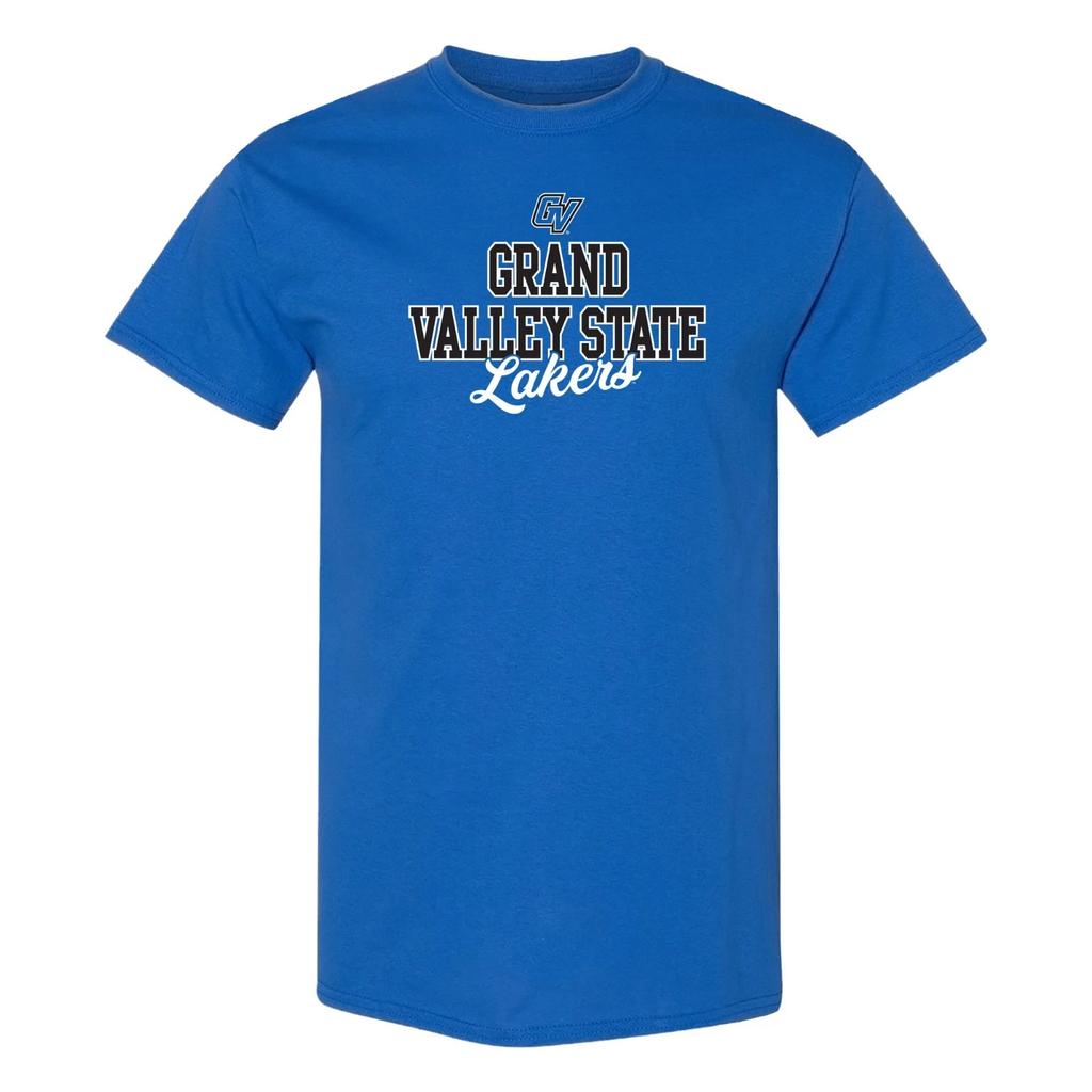 Grand Valley State Fresh Script T-Shirt - Royal