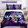 Set Biancheria da Letto KPOP Hunter 3 Pezzi Copripiumino Chiusura Include 1 Copripiumino & 2 Federe per Tutte le Stagioni Camera da Letto Casa Arredamento Stanza del Dormitorio