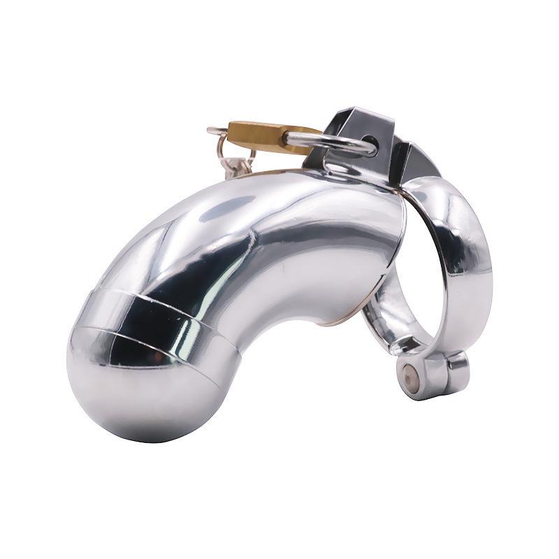 CB Male Chastity Cage Binding Tool Cock Cage Sex Toys for Men Rise of Loyalty Penis Ring Lock Metal Wearable Device for Outdoor