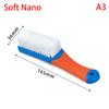 Wire Brush/Bristle Brush/Nano Silk Brush W Silicone Handle Grip For Rust Wielding Slag Dirt Paint Scrubbing With Deep Cleaning
