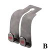 Car Seat Back Headrest Suede Hooks Organizer Holder Clips Accessories For Kia Morning Picanto Rio Stonic Sportage Ceed Optima Fo Jby123