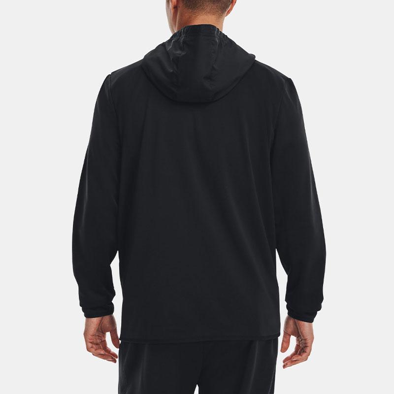 Under Armour Storm Fleece Full-Zip Solid Waterproof Breathable Hooded Jacket Men Outerwear Black 1373850-001