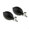 2pcs Inflator Bulb Air Pump for Arm Blood Pressure Monitor Black