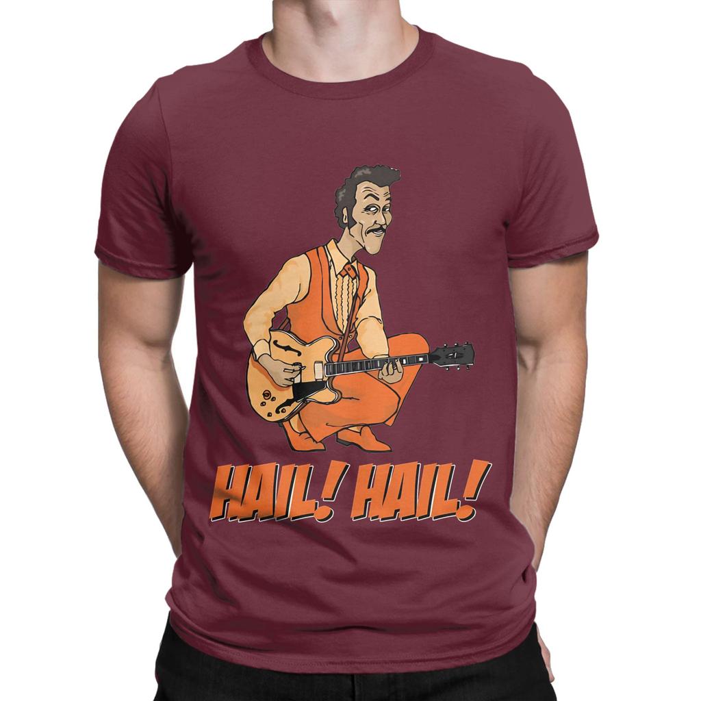 Hail Hail King Of Rock Chuck Berry Novelty 100 Cotton Tshirt Chuck Berry Tops Tees For Unisex
