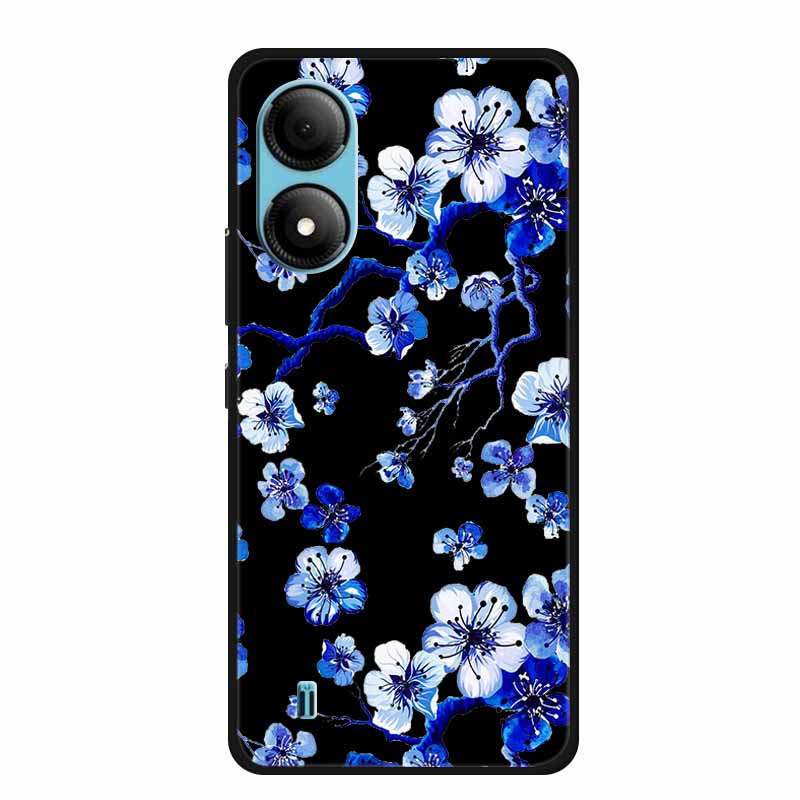 Funda For ZTE Blade A33S Case Cute Cartoon Cat Black Silicone Soft Phone Case For ZTE A33S Back Cover Case A 33 S 33s Coque Capa