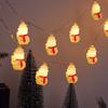 Christmas Decoration Lights Scene Layout Snowman Christmas Tree Holiday Decorations Small Lanterns Christmas Tree Trinkets Pendants