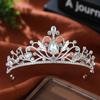 Luxury Baroque Pageant Crown Rhinestone Queen Princess Tiara Beautiful Bridal Crown  Birthday