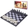 Genuine Gold & Silver Magnetic Foldable Chess Set