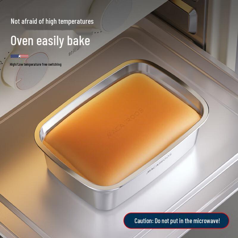 MACAIIROOS 304 Stainless Steel Food Storage Container Set