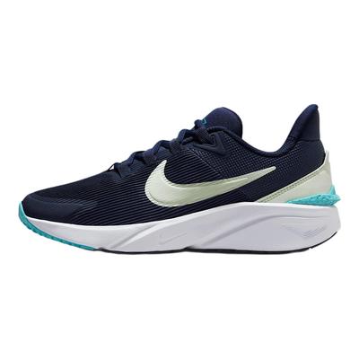Star Runner 4 GS Midnight Navy Volt Tint Detské tenisky Modré Dusty-Cactus Biela DX7615-409