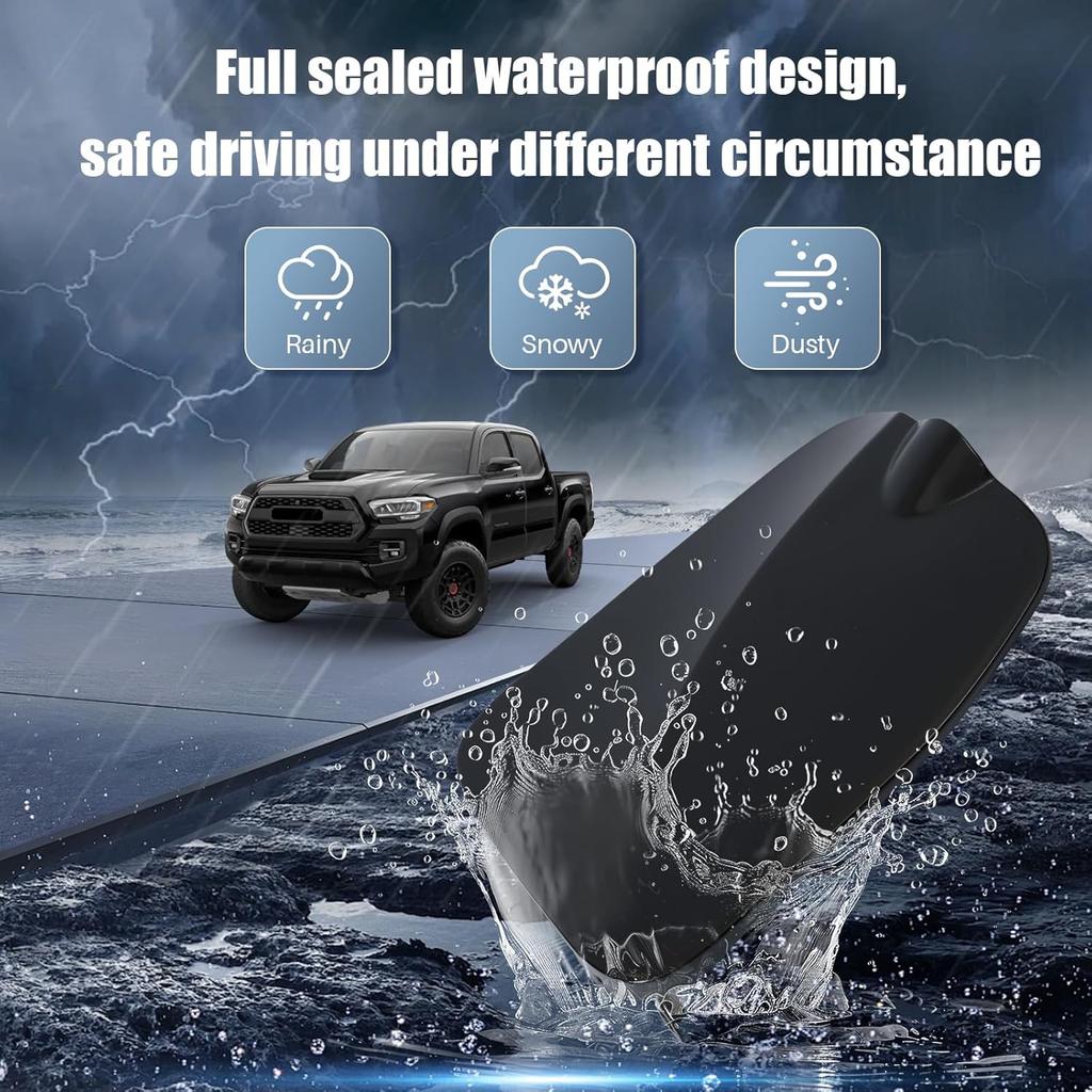 Fuel Filler Lid Fuel Gas Door Cover Compatible with 2016- Toyota Tacoma 5 ft bed Replace 77305-04080