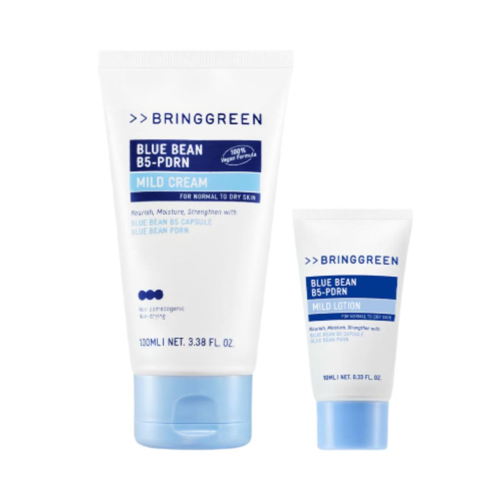 

Bring Green Blue Bean B5-PDRN Мягкий крем 100 мл + Бесплатный лосьон – Успокаивающий уход для барьера