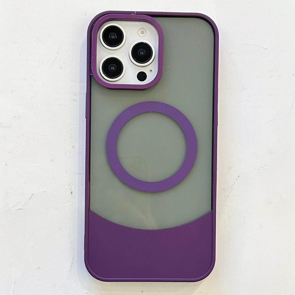 Applicable To Apple 16 Dual Color Combination Mobile Phone Case IPhone 14 Magnetic 11 Side Pro Suction ProMax Protection 12 Protection 13 Set 15