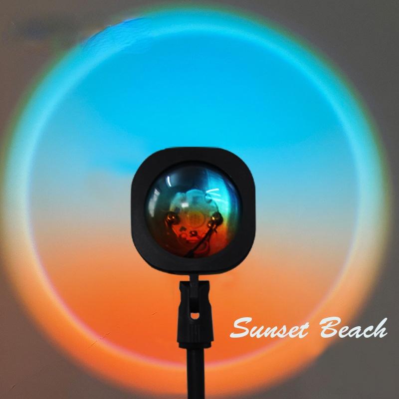 

Закат Закатный Свет Косое Солнце Пляж Рассветный Свет Морской Синий Градиент Гостиная Съемка Проекция Атмосфера Настольная Лампа