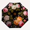1pc Floral Circular ArrangementUmbrella with Plastic Handle,Suitable for All Seasons Home Travel Outdoor UmbrellaB1795