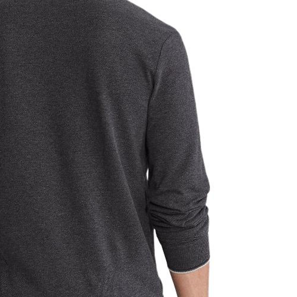 Polo Ralph Lauren SS24 Slim Fit Long Sleeve Polo Shirt Men tops Black MNPOKNI16821621-001
