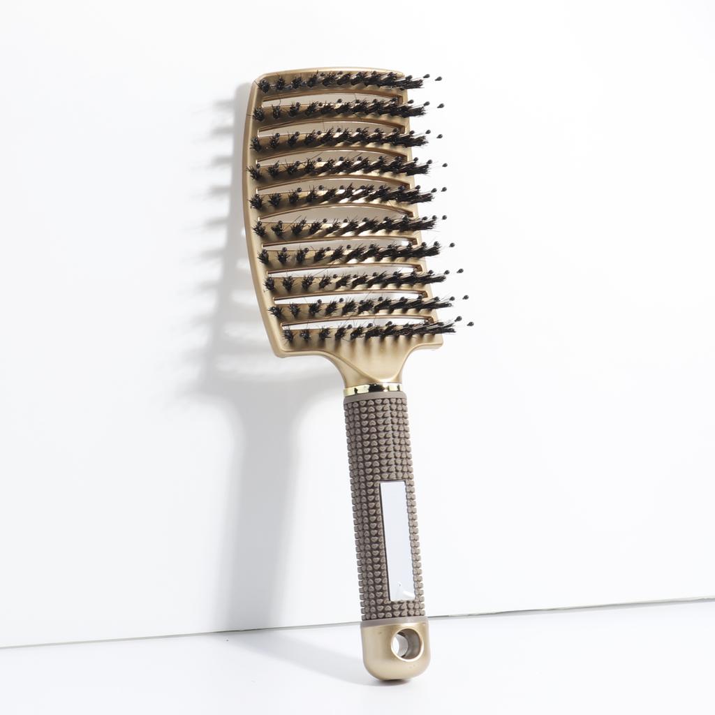 Detangling Hair Brush Bristle&Nylon Women Wet Massage Comb Curly Hairdressing Salon Styling Tools Special for real hair wigs
