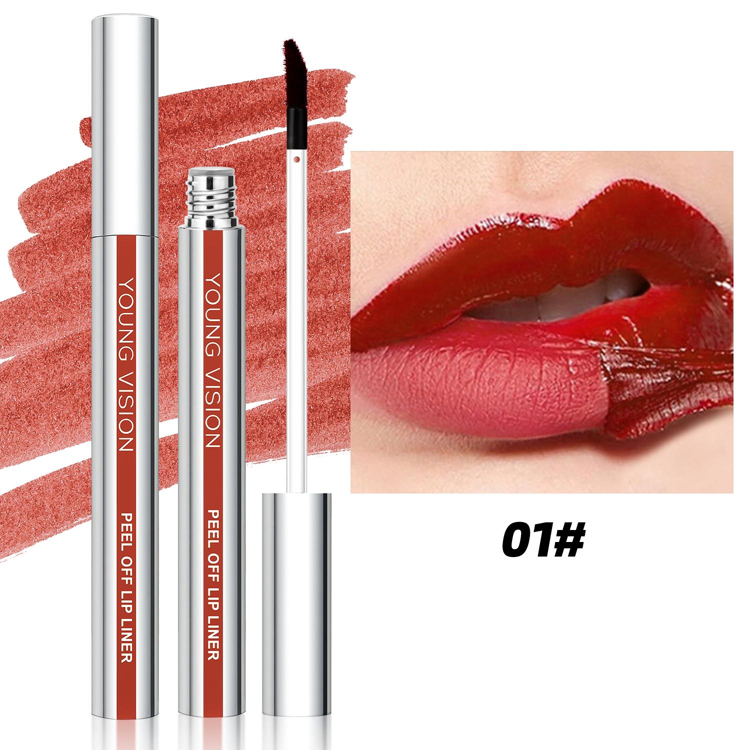 YOUNG VISION 3- Afpelbare Lipgloss Afpelbare Onthullende Langhoudende Waterdichte Liplak Mat Afpelbare Lipgloss