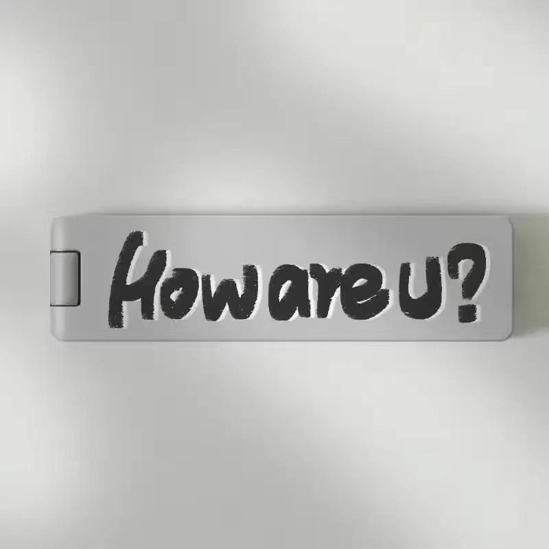 Ultradünner Neutraler Desktop-Telefonständer - Multifunktionales Klappkarten-Design