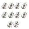 10PCS Stainless Steel Squid Jig Hooks Luminous Jigging Fishhook Lures  Cuttlefish Fishing