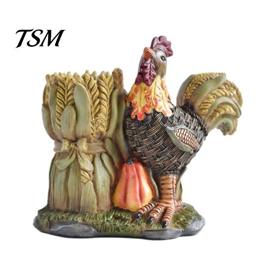 Seasonal Home Accents for Autumn Harvest Figurine Ornament, Decorative Resin Statue, Turkey/Scarecrow/Pumpkin Unique Gift Friends Tabletop Centerpiece