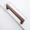 Maniglia Quadrata in Noce per Armadio Minimalismo Nordico Maniglie in Legno Massello per Armadio e Cassetti Maniglie per Mobili da Cucina