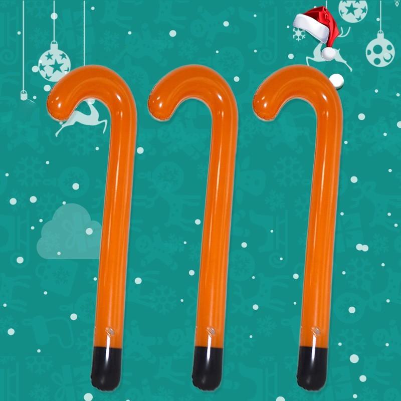 1pcs Christmas Inflatable Candy Canes Balloons