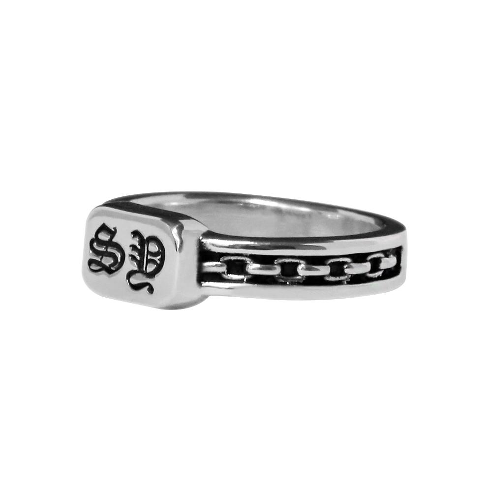 Anonymous Artisan Born Engraved Ring