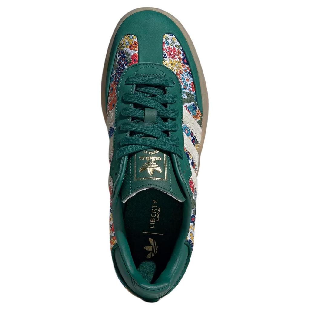 Liberty London X Adidas  Sambae Floral Embroidery Women Sneakers Green Clear-Sky Footwear-White JH7289