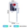 Hang On Aquarium Filter 3 In 1 Silent Waterfall Oxygen Pump External Fish Tank Filter For Small Aquariums