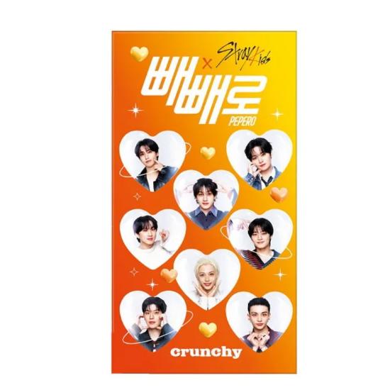 Stray Kids × Pepero – Mandel / Crunky Edition (8 Packungen) Limitierte K-POP-Kollaboration