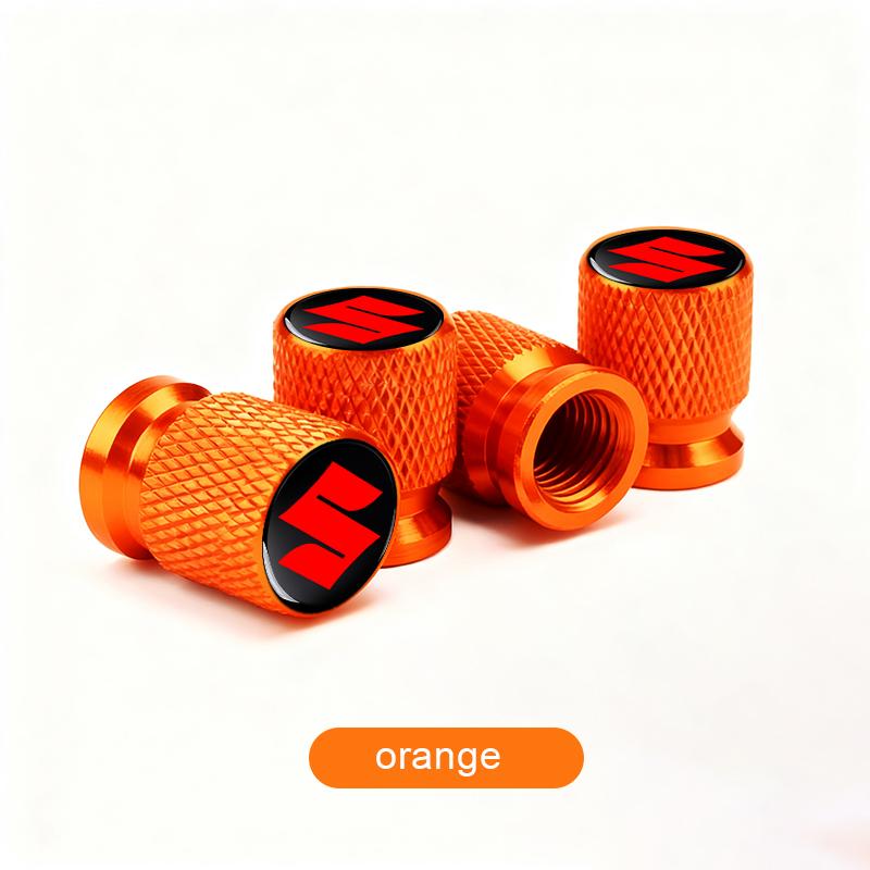 Car Wheel Tire Valve Caps Tyre Stem Covers Airdust Waterproof for Suzuki Swift Jimny Grand Vitara SX4 Samurai Spacia Liana Car