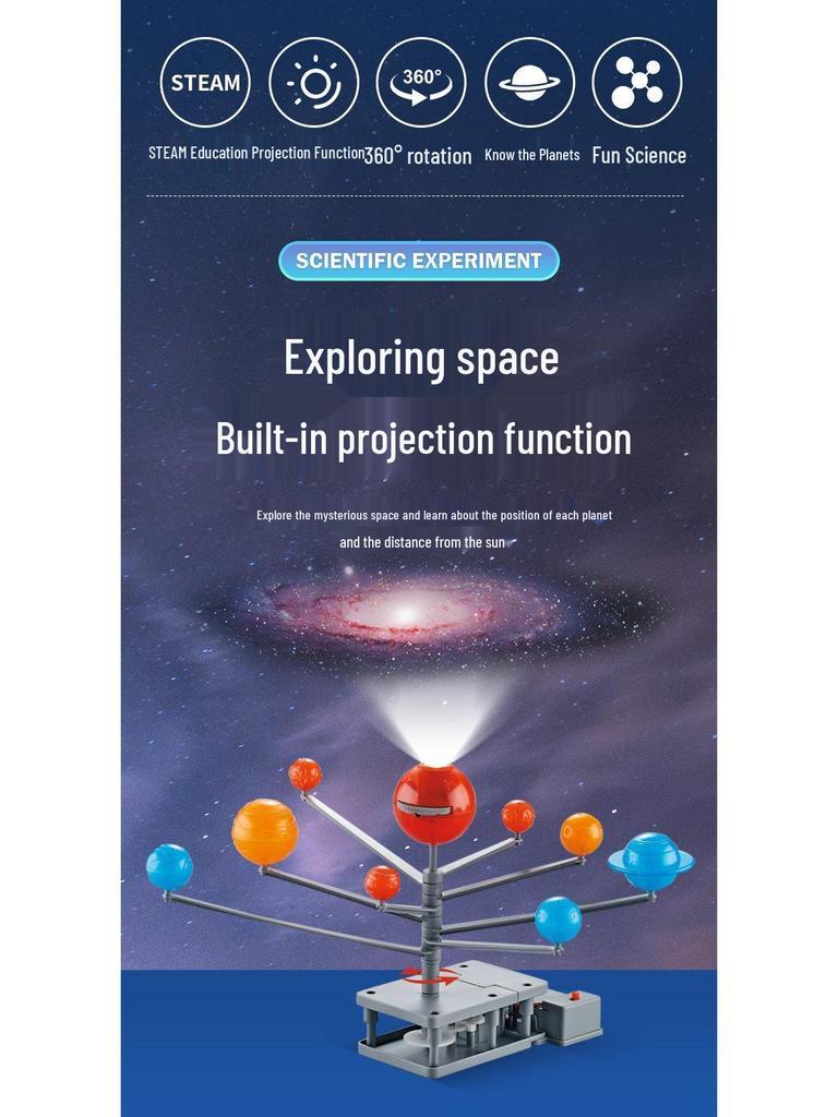 Curated Science Experiment Magnet Toys & Astronomical Model Set for Elementary Students