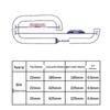 Longdai Modern Minimalist 304 Stainless Steel Glass Door Handle